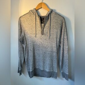 Diesel Grey Quarter Zip Hoodie Grey Small